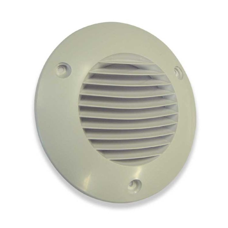 Airflow iCON External Grille 150mm White | FGR150WH
