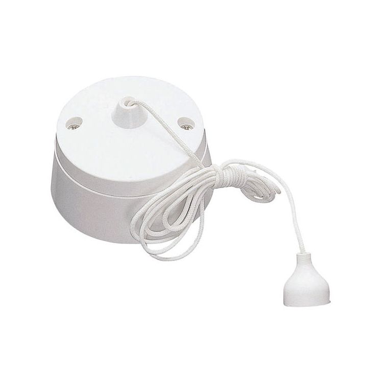 Click Scolmore 10A 2 Way Lighting Pull Cord Switch | PRC009