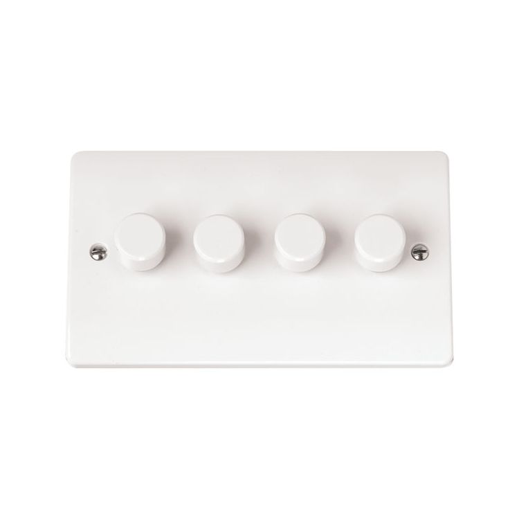 Click MODE 4 Gang 2 Way 75W LED Dimmer Switch | CMA164