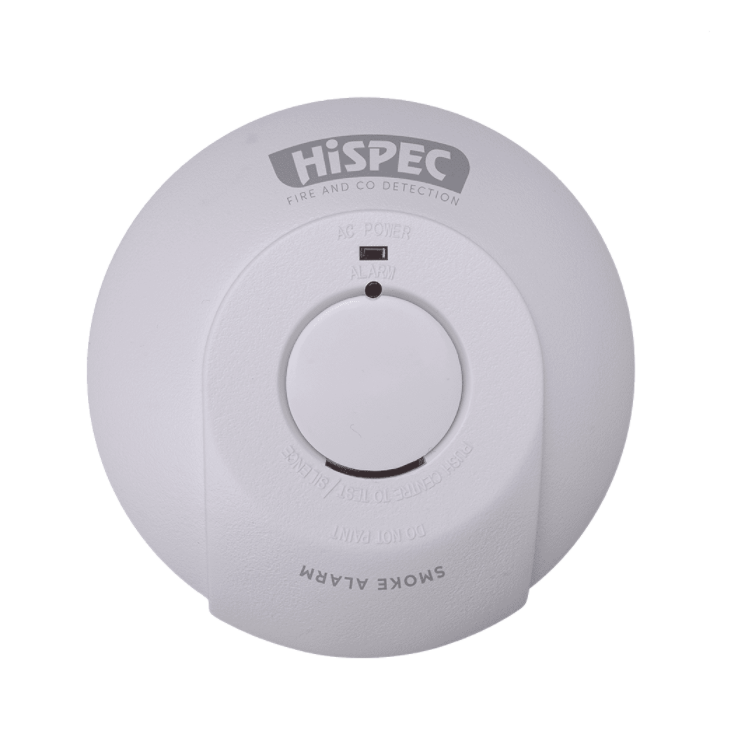 Mains Fire Smoke Alarm Sensor Home Safety Wired Inter Link Connect 9v Backup 