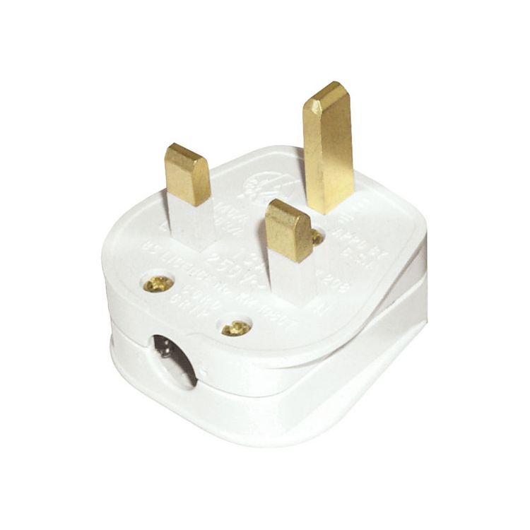 Click 13a Standard Plug Top White | PA320