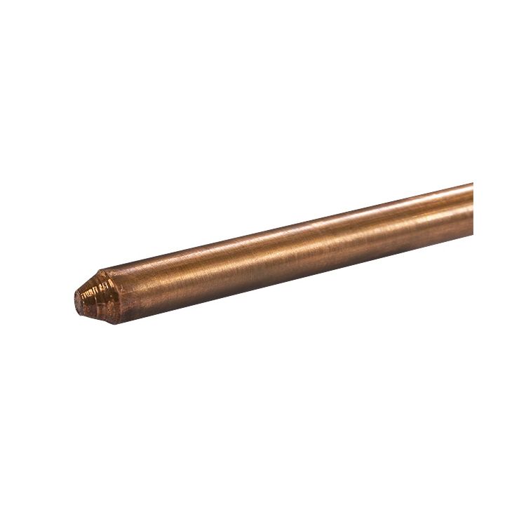 Unicrimp 3/8'' Copper Earth Rod 1.2M  | QEP3812