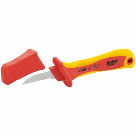 Draper VDE Approved Fully Insulated Cable Knife, 200mm | 04615