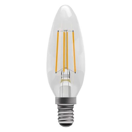 Bell Lighting 4W E14 SES 2700K LED Filament Clear Dimmable Candle | 05309