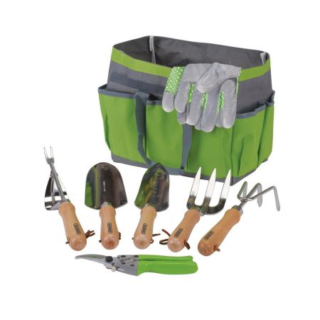 Draper Stainless Steel Garden Tool Set with Storage Bag (8 Piece) | 08997