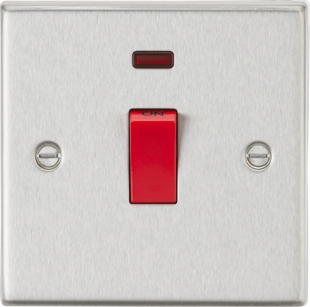 Knightsbridge 45A DP Single Cooker Switch with Neon | CS81NBC