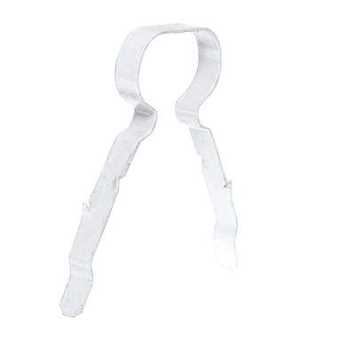 LINIAN 9 to 11mm Double Fire Clip White (Pack of 100) | 1LCW9112