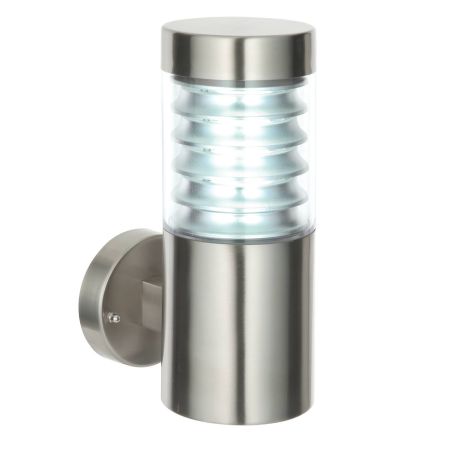Saxby 49909 Equinox 1 Light Stainless Steel Outdoor Wall Light