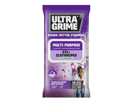 UltraGrime Multi-Purpose Pomelo Clothwipes 40pk | 5410