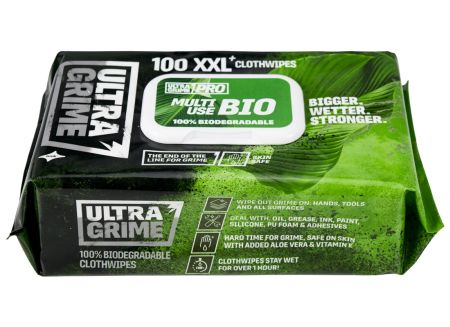 UltraGrime Pro 100% Biodegradable Disposable Wipes | 5940