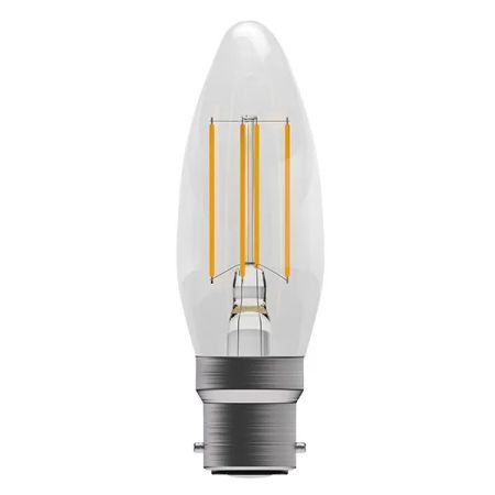 Bell Lighting 4W BC/B22 4000K LED Filament Clear Dimmable Candle | 60114