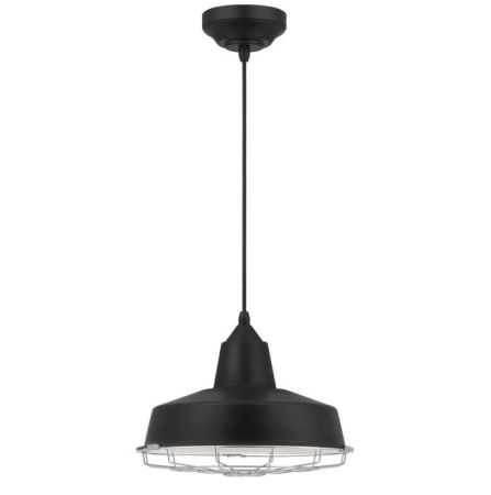 Westinghouse Academy LED Indoor Black Pendant with Removeable Cage | 64010