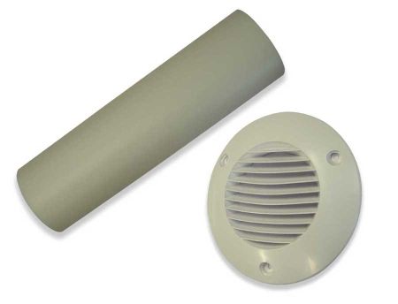 Airflow Cavity wall kit 150mm rigid duct White | 72643204