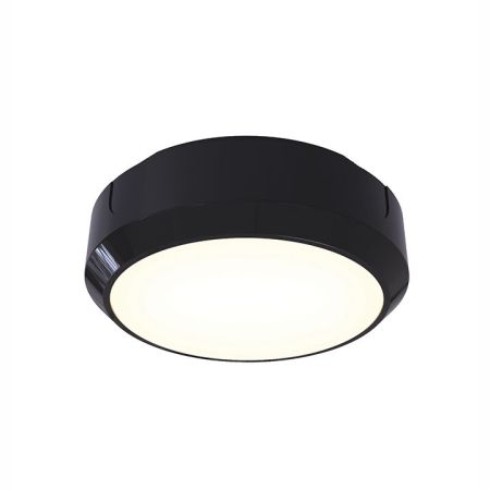 Ansell Delta LED CCT 4/7W LED Round Bulkhead Black | ADLED1/BV/CCT