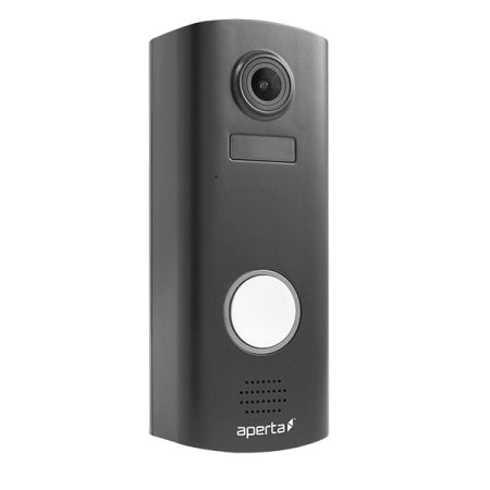 ESP Aperta Battery Powered Wi-Fi Door Station with Record Facility Black | APWIFIDSBLKBP2