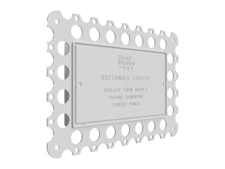BeadMaster Rectangle 74 For Double Socket & Switch Holes | BM RECTANGLE