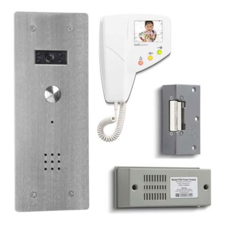 Bell System Bellissimo 1 Way Anti-Vandal Surface Colour Video Entry Kit | BS1/VRS