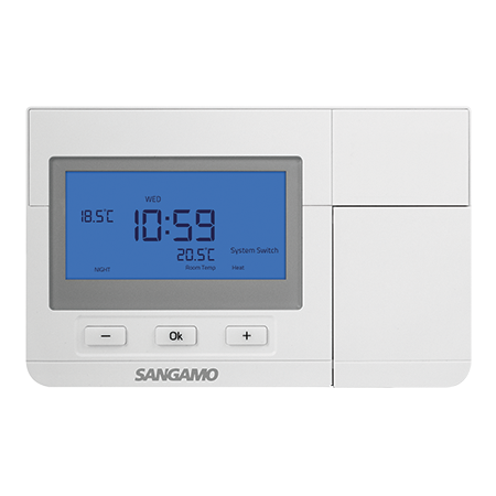 Sangamo Choice+ Programmable 24 or 7 Day Room Thermostat | CHPRSTATDP