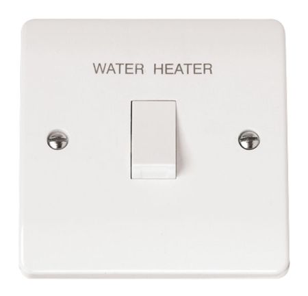 Click MODE 20A Control Switch marked 'Water Heater'