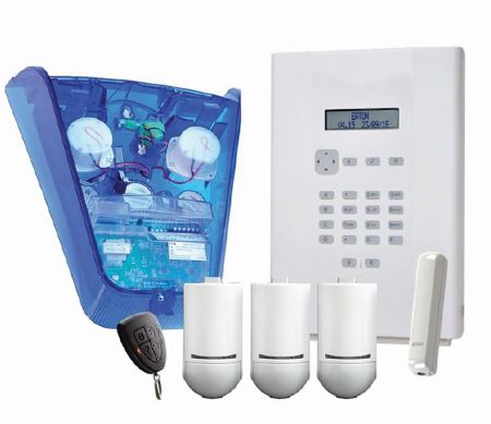 Scantronic COMPACT-KIT Compact 20 Zone Wireless Alarm Kit With Blue Sounder Base