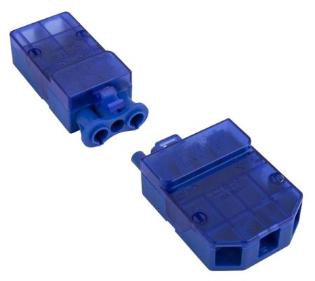 Click Flow 3 Pole Push Fit Flow Connector with 20A Loop | CT115C