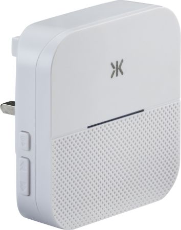 Knightsbridge Wireless Plug-In Doorbell Black | DC012