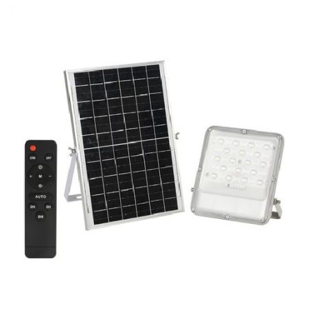 Ener-J 50W LED IP65 Floodlight with Solar Panel & Remote Control | E190