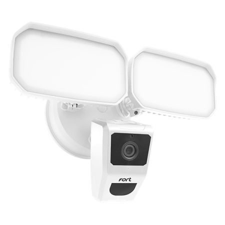 ESP Fort Wi-Fi Smart Security Floodlight with Camera White | ECSPCAMFLW