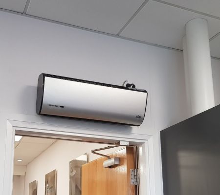ATC Welcome 3kW Overdoor Air Curtain & Remote Control | WEL3000