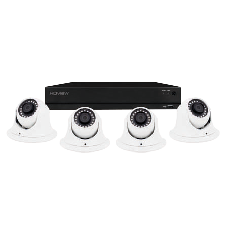ESP DigiviewHD+ 4 Channel Super HD 500GB White Dome Camera CCTV System SHDV4KD4W