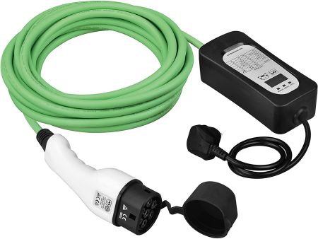 Masterplug EV Car Charger Charging 10m Cable, 3-pin to Type 2 Plug | EVCP21310SL