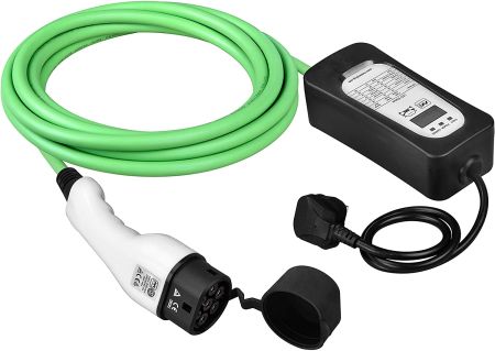 Masterplug EV Car Charger Charging 5m Cable, 3-pin to Type 2 Plug | EVCP2135SL