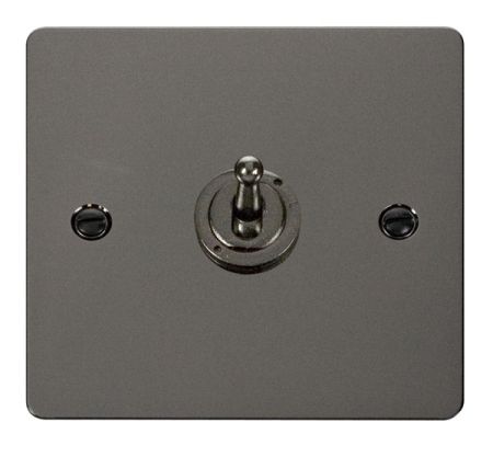 Click Define Black Nickel 1 Gang 2 Way Toggle Switch | FPBN421