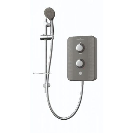 Gainsborough Slim Duo Electric Shower 8.5kw Titanium Grey | GSDTG85