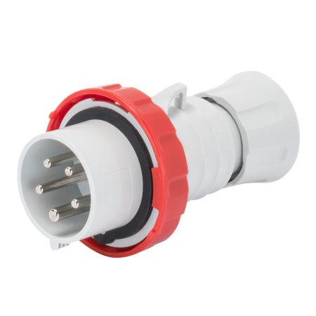 Gewiss 32Amp 5 Pin 415V Plug IP67 Red | GW60042H