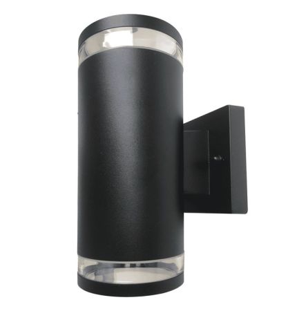 Hispec Coral Plus+ Up and Down Wall Light Black | HSLEDUL/BLK/L 