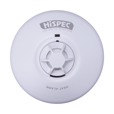 Hispec Heat Alarm Mains Interconnectable & 9v Battery | HSSA/HE