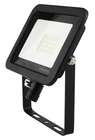 Core Lighting 30w LED Slimline IP65 Floodlight Black | CP-30WFLCW-AC