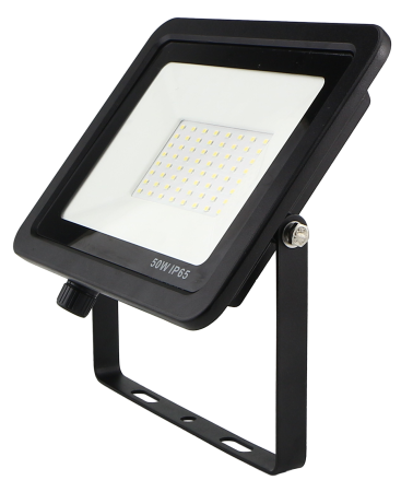 Core Lighting 50w LED Slimline IP65 Floodlight Black | CP-50WFLCW-AC