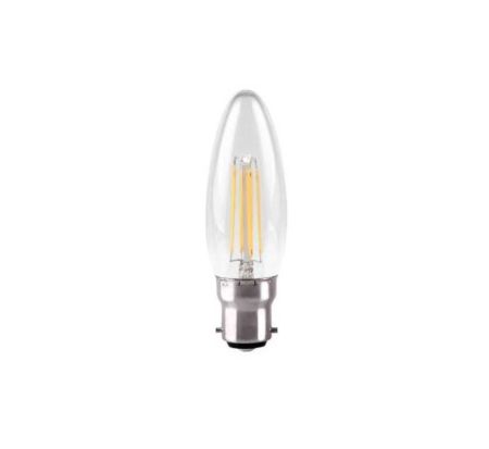 Kosnic 4w LED Filament Candle Lamp B22/BC 2700K | KFLM04CNDB22-CLR
