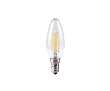 Kosnic 4w LED Filament Candle Lamp E14/SES 2700K KFLM04CNDE14-CLR