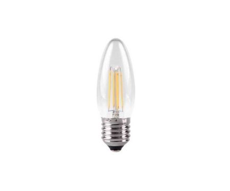 Kosnic 4w LED Filament Candle Lamp E27/ES 2700K KFLM04CNDE27-CLR