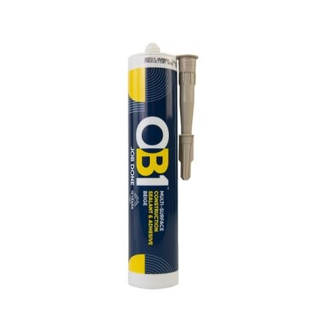 OB1 Multi-Surface Sealant & Adhesive Beige 290ml | OB1SCS290BE