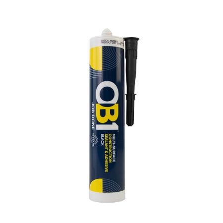 OB1 Multi-Surface Sealant & Adhesive Black 290ml | OB1SCS290BL