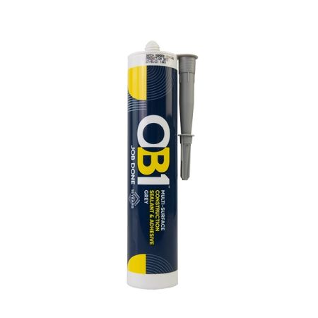 OB1 Multi-Surface Sealant & Adhesive Grey 290ml | OB1SCS290G