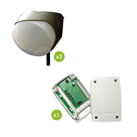 GJD RFX Wireless PIRs and Receiver Kit GJD410