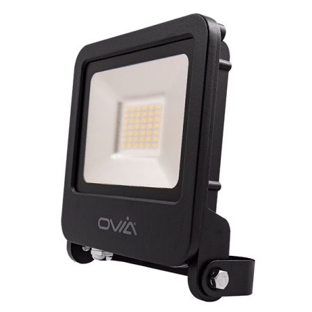 Ovia Pathfinder 30W LED IP65 Floodlight 4000k Black | OV10130BKCW