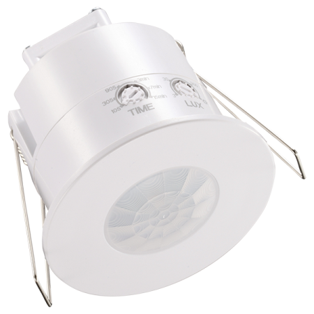 Ovia Lighting Recessed 360° Low Profile Flush PIR With Manual Override | OVPIR009WH