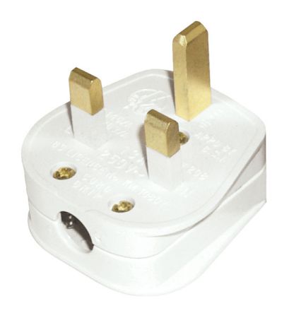 13a Standard Plug Top White