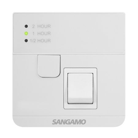 Sangamo Powersaver+ 2 Hour Electronic Boost Timer & Fused Spur White | PSPBF